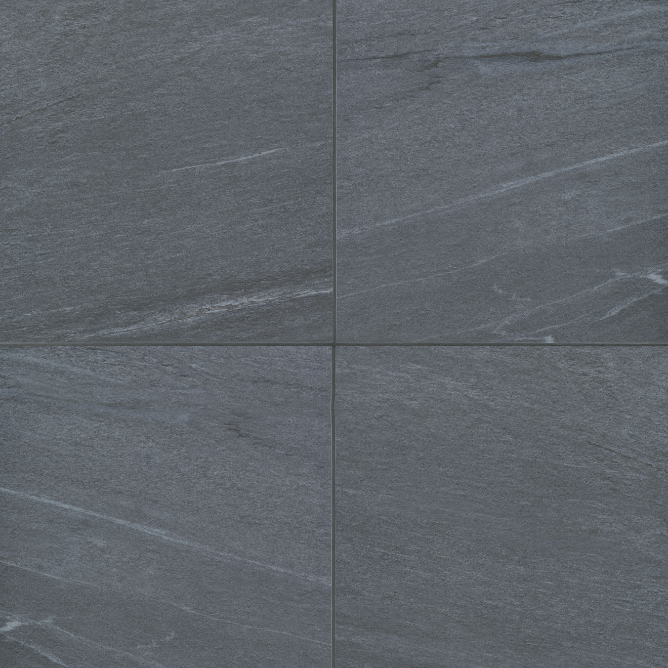Urban 2.0 24" x 24" Floor & Wall Tile in Raven Black