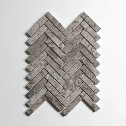 Sage Gray Herringbone