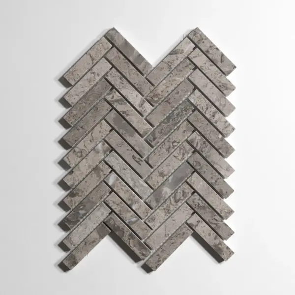 Sage Gray Herringbone