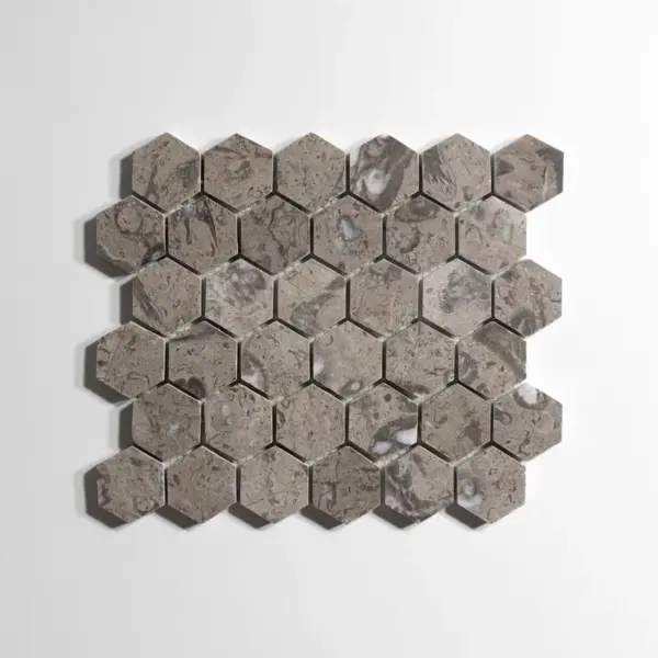 Sage Gray Hexagon