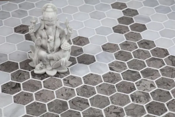 Glacier White Hexagon - Image 2