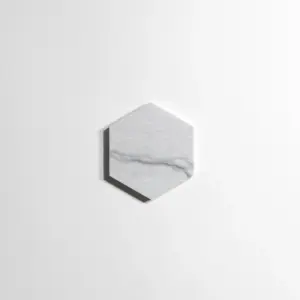 Silver Mist 5" Hexagon
