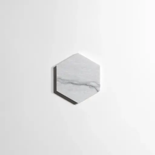 Silver Mist 5" Hexagon
