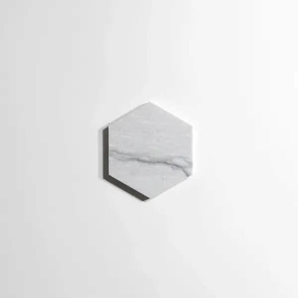 Silver Mist 5" Hexagon