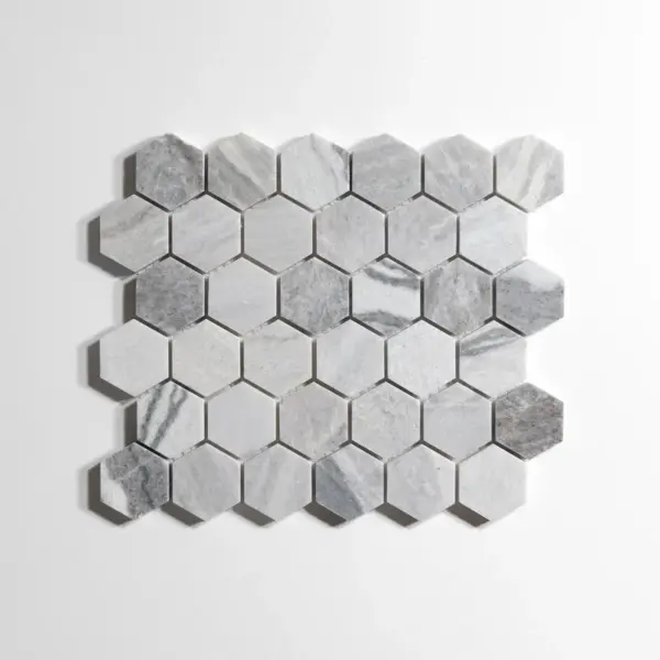 Silver Mist Hexagon