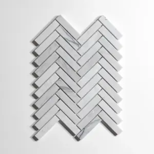 Silver Mist Herringbone