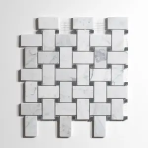 Statuary / Bardiglio Basket Weave