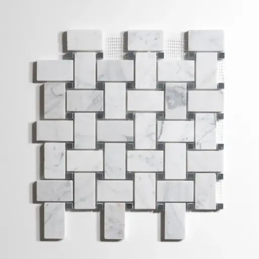 Statuary / Bardiglio Basket Weave