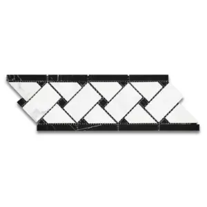 Statuary / Nero B.Weave Border