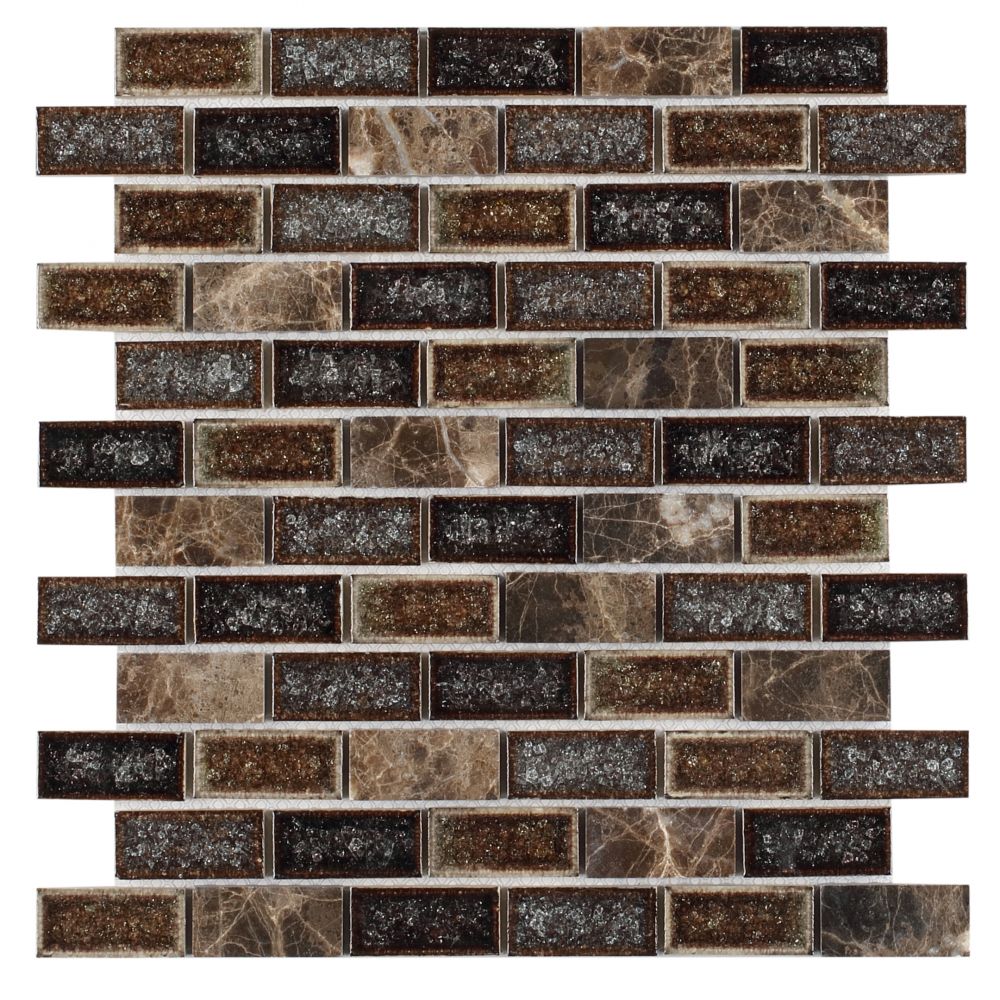 Swiss Emperador Brick 10.75 X 11.75