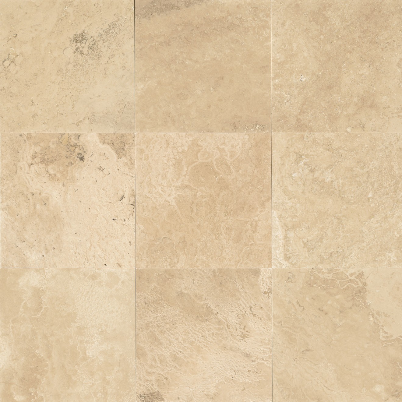 Aymaran Cream 18" x 18" Filled & Honed Travertine Tile