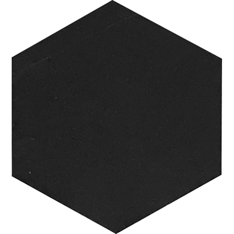 Nero Hex Honed 10 X 10