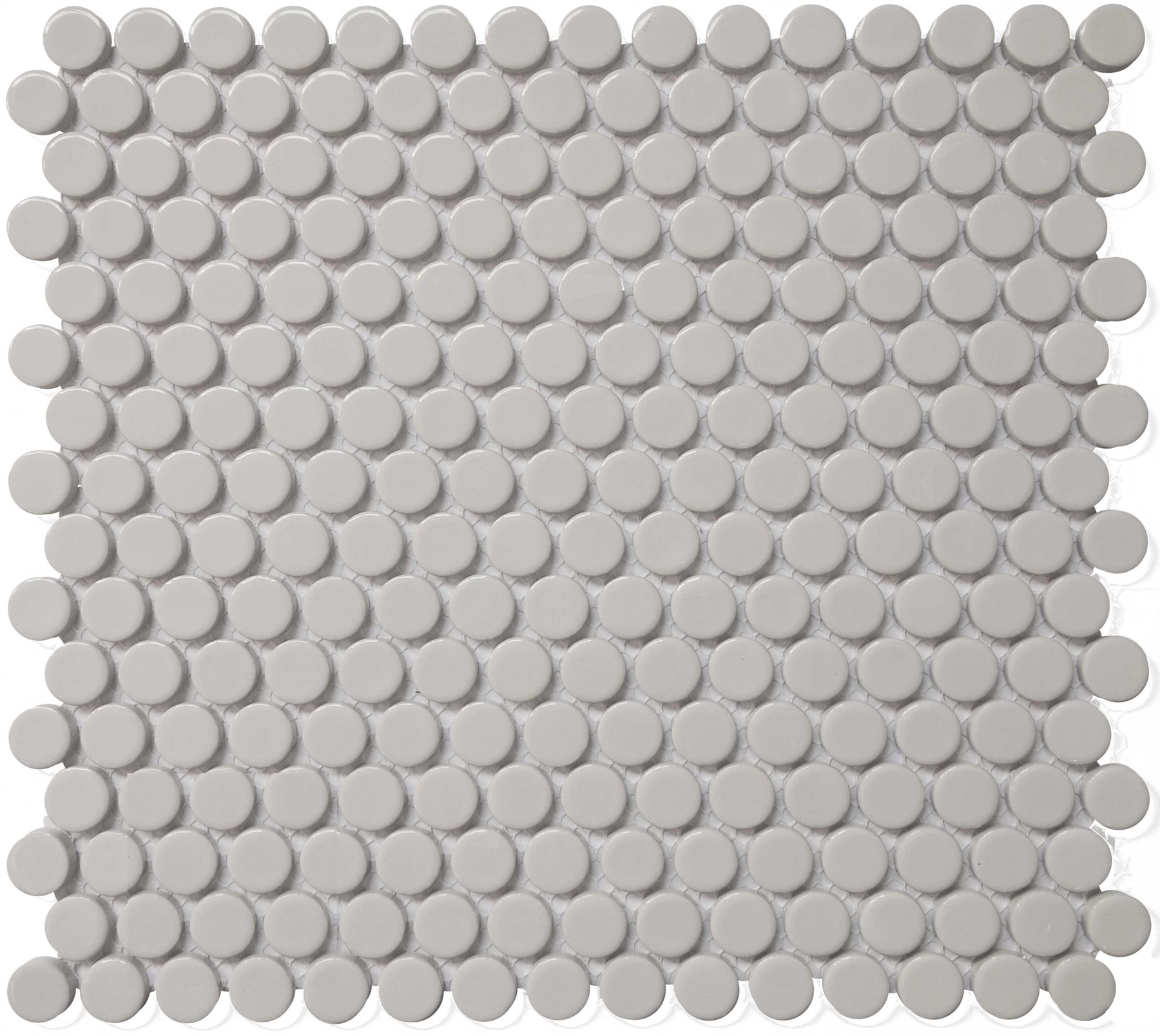 Mg Gray Penny Round 12X12 Mos