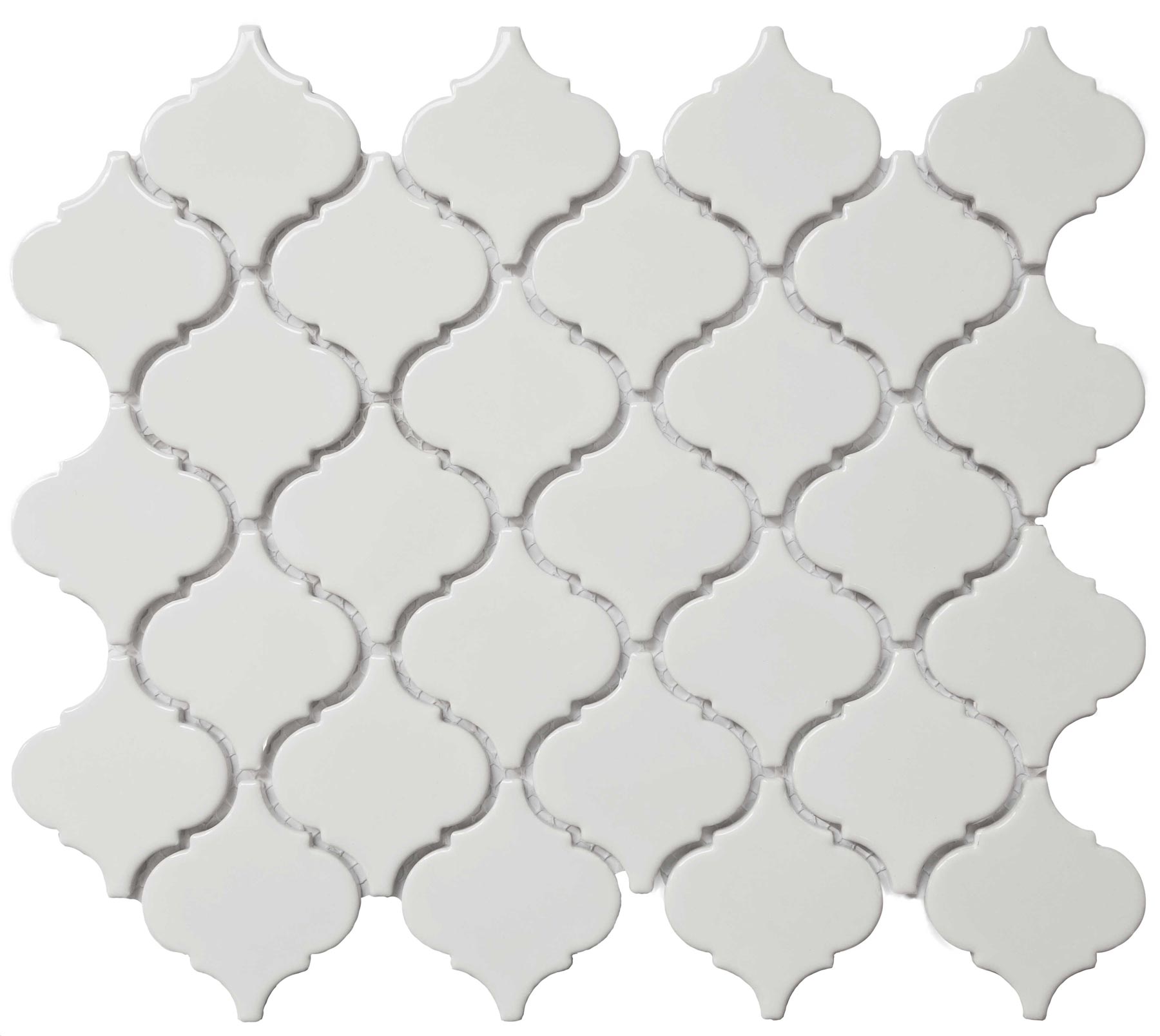 Bg White 12X12 Mos. Lantern 2"