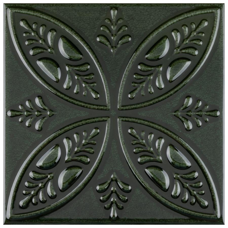 Trend Green 8" x 8" Ceramic Wall Tile