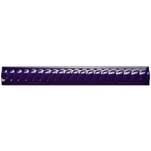 Trenza Cobalto Moldura 1"x7-7/8" Ceramic Rope Pencil W Trim