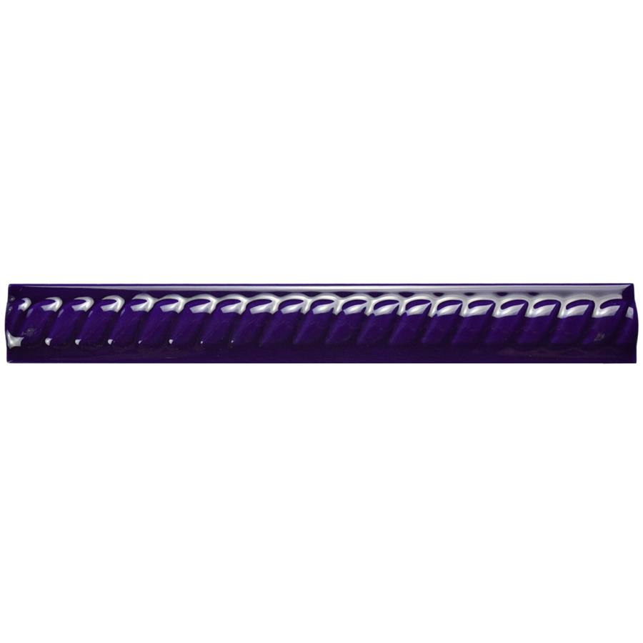 Trenza Cobalto Moldura 1"x7-7/8" Ceramic Rope Pencil W Trim
