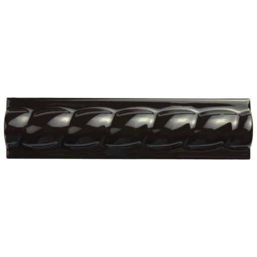 Trenza Grand Nero Moldura 2"x7-7/8" Cer Rope W Trim