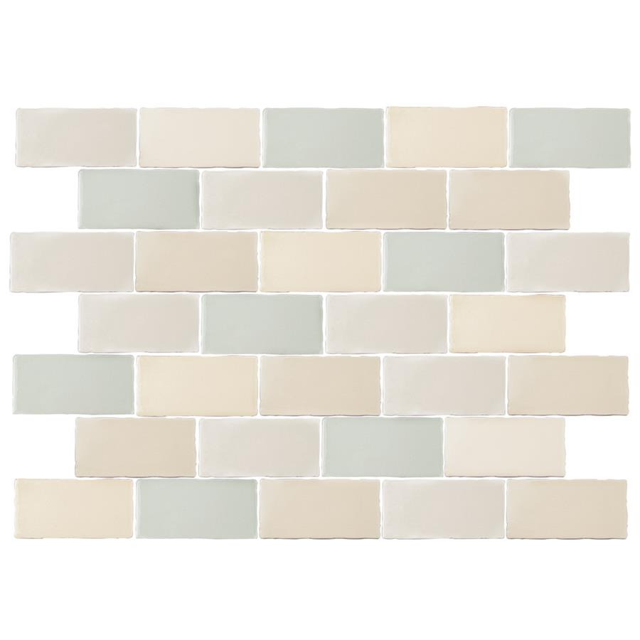 Antic Craquelle Mix 3"x6" Ceramic W Tile