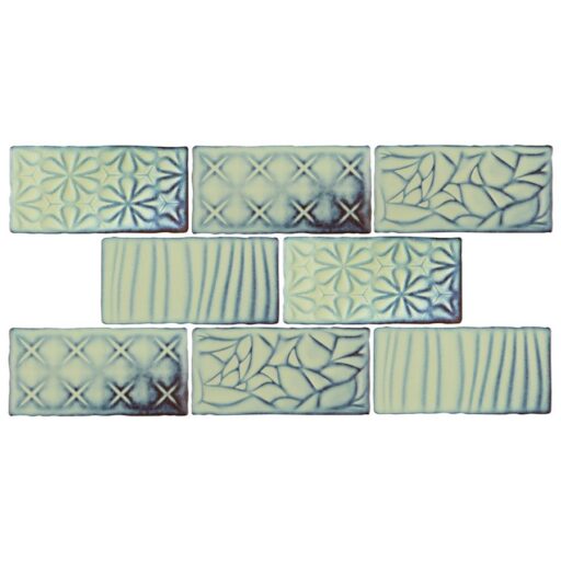Antic Sensations Agua Marina 3"x6" Ceramic W Tile