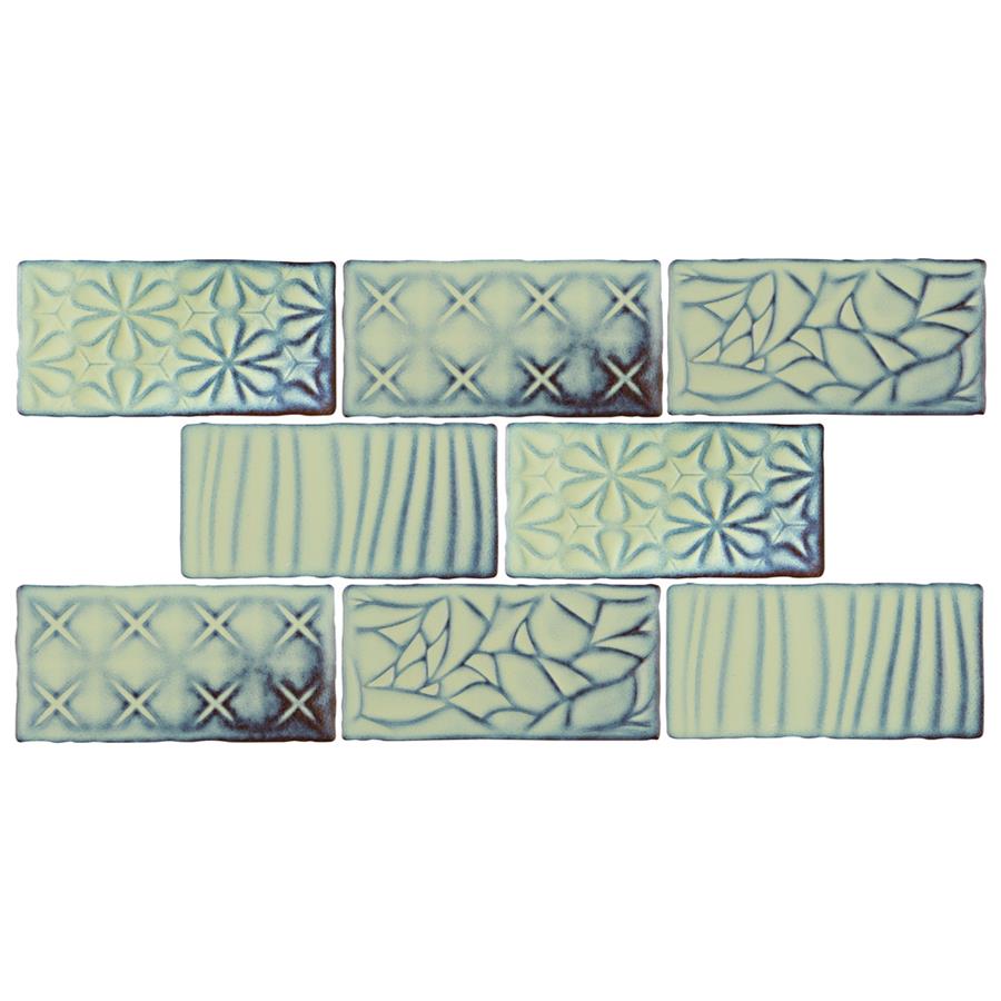 Antic Sensations Agua Marina 3"x6" Ceramic W Tile