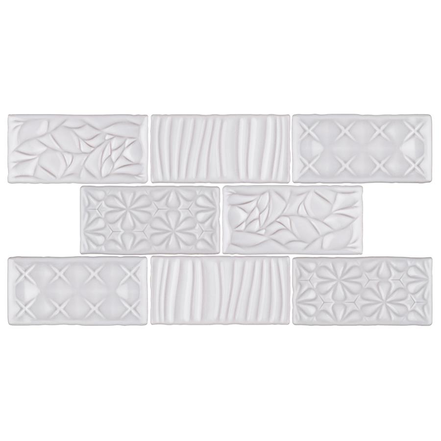 Antic Sensations Milk 3"x6" Ceramic W Tile