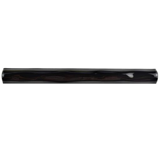 Rugosa Nero 7/8"x7-7/8" Ceramic Cigarro Bordura W Trim