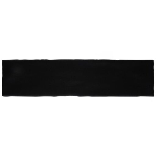 Castillo Matte Black 3"x12" Ceramic Wall Tile