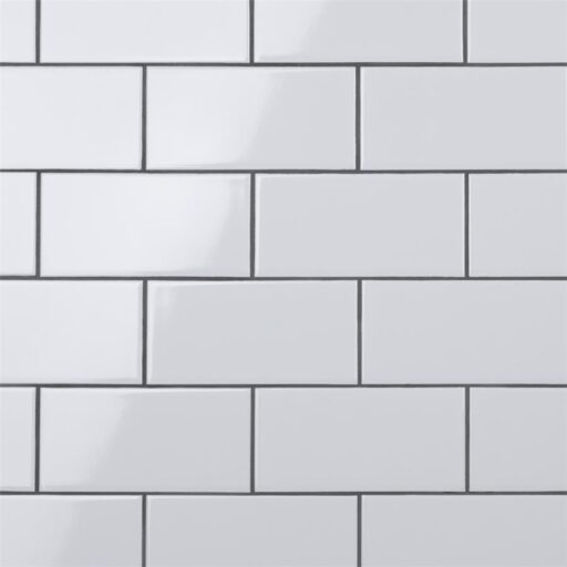Crown Heights Glossy White 3"x6" Ceramic W Tile
