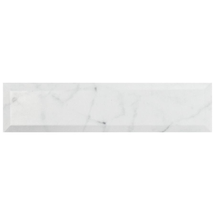 Classico Carrara Matte Metro 3"x12" Ceramic W Tile