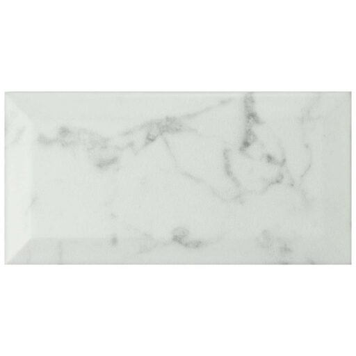 Classico Carrara Matte Metro 3"x6" Ceramic W Tile