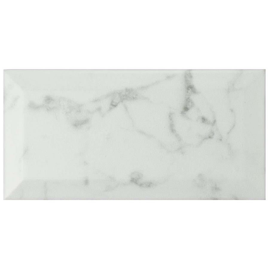 Classico Carrara Matte Metro 3"x6" Ceramic W Tile