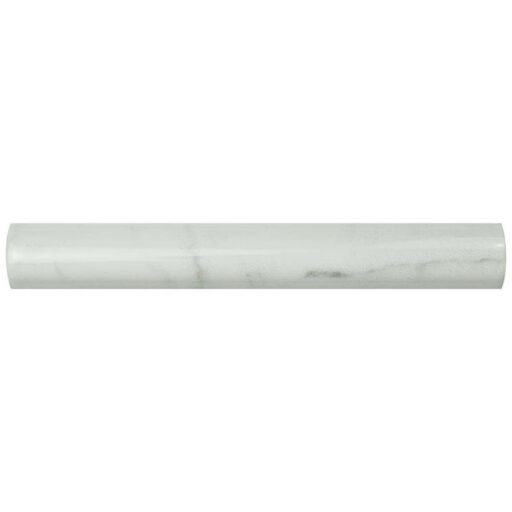 Classico Carrara Glossy Torello 3/4"x6" Ceramic W Trim