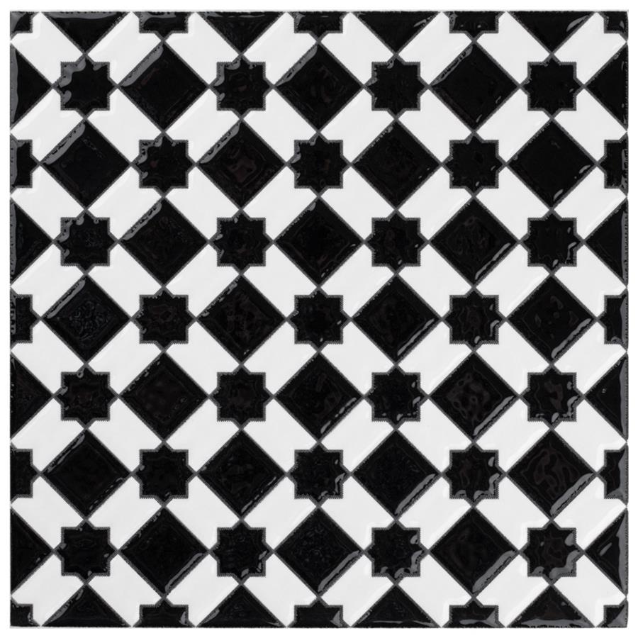 Sevillano Giralda Checker 7-7/8"x7-7/8" Ceramic Wall Tile