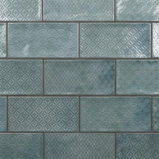 Camden Decor Emerald 4" x 8" Ceramic Wall Tile
