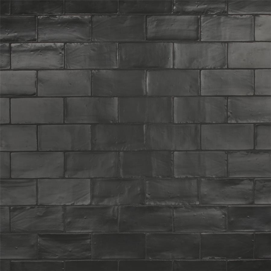 Chester Matte Nero 3"x6" Ceramic W Tile