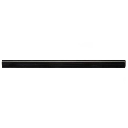 Chester Nero 1/2"x12" Demi-Bullnose Ceramic W Trim