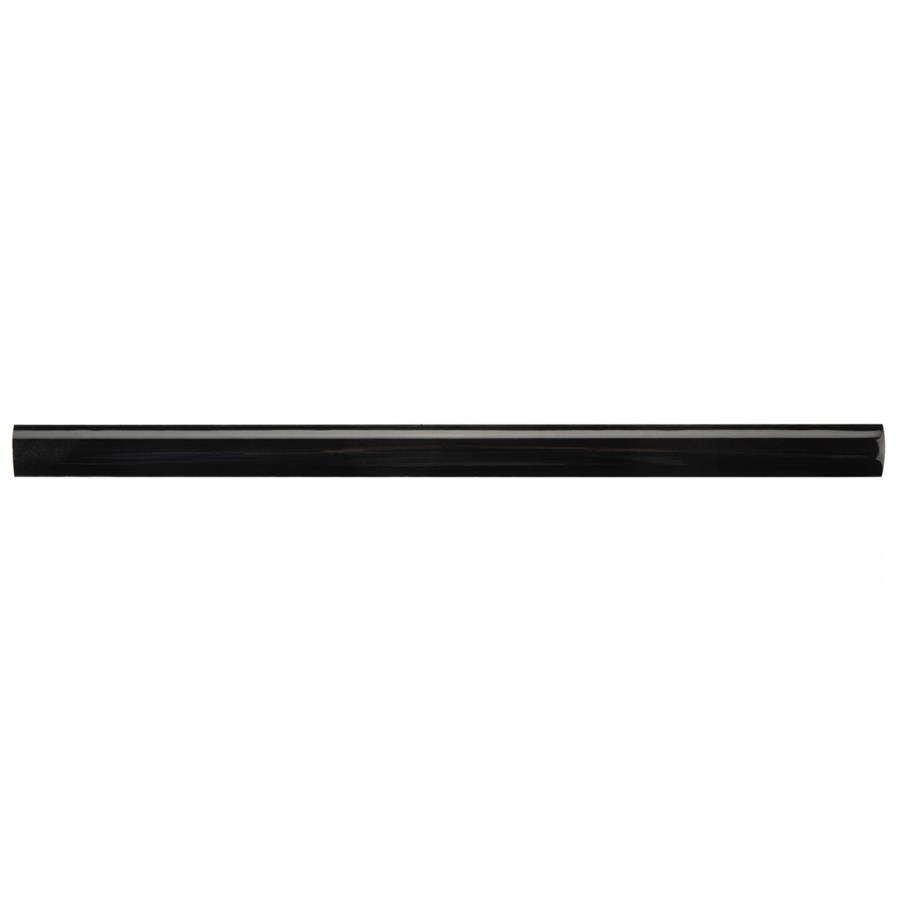 Chester Nero 1/2"x12" Demi-Bullnose Ceramic W Trim