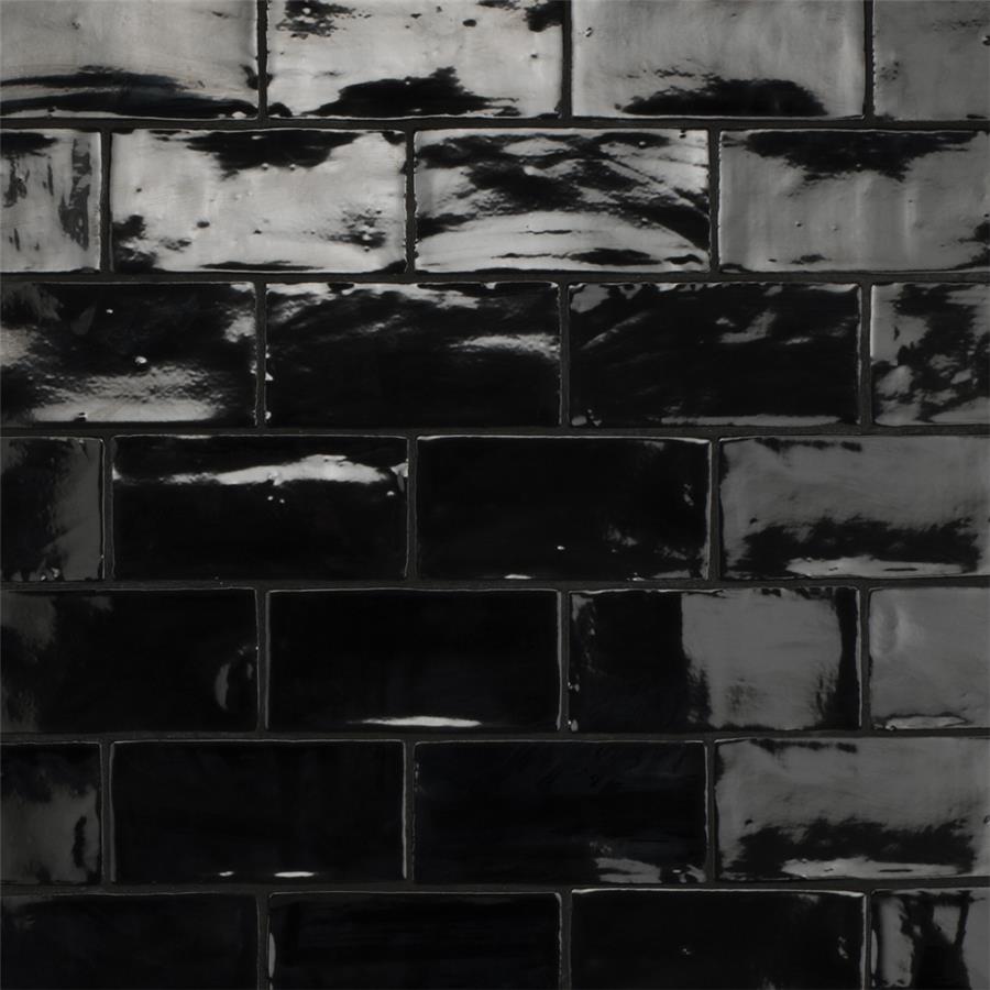 Chester Nero 3"x6" Ceramic W Tile