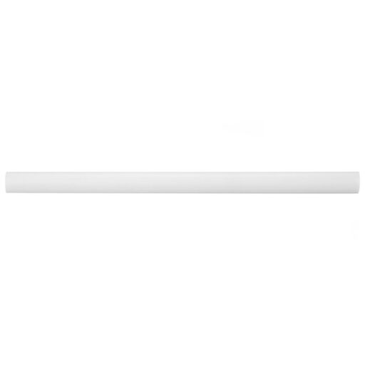 Chester Matte Bianco 1/2"x12" Ceramic Demi-Bullnose W Trim