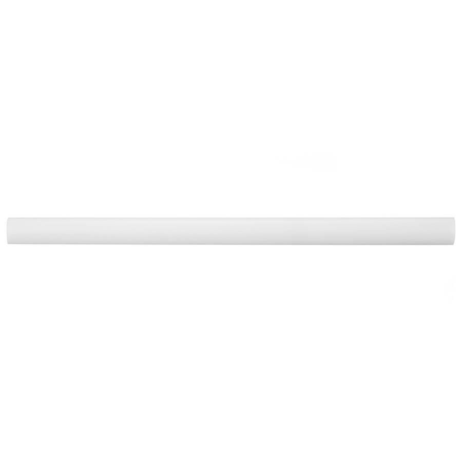 Chester Matte Bianco 1/2"x12" Ceramic Demi-Bullnose W Trim