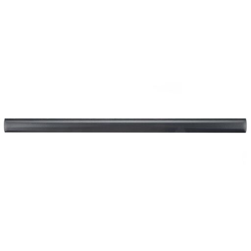 Chester Matte Nero 1/2"x12" Ceramic Demi-Bullnose W Trim