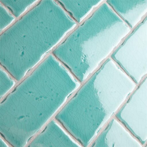 Novecento Subway Aguamarina 2-1/2"x5-1/8" Ceramic W Tile