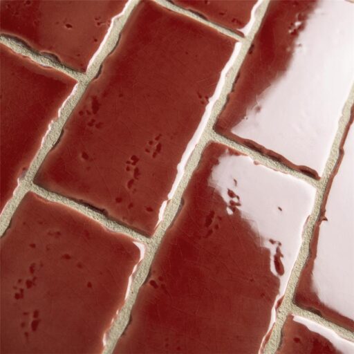Novecento Subway Burdeos 2-1/2"x5-1/8" Ceramic W Tile