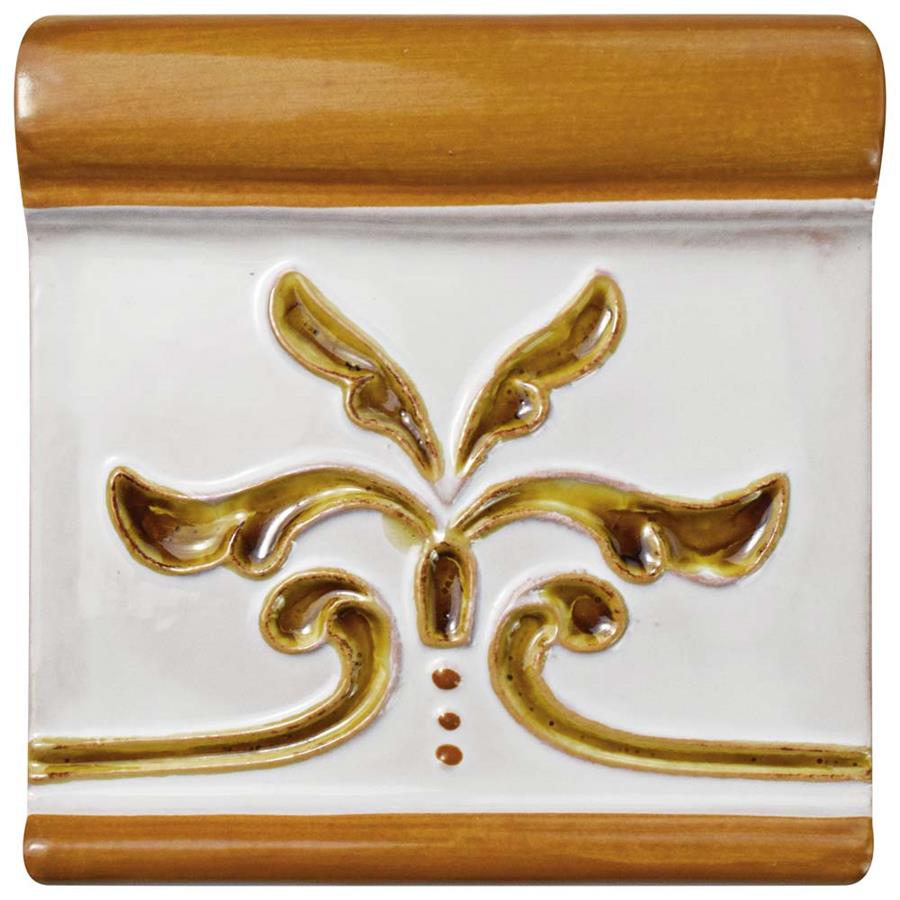 Novecento Friso Evoli Camel 5-1/8"x5-1/8" Ceramic W Trim