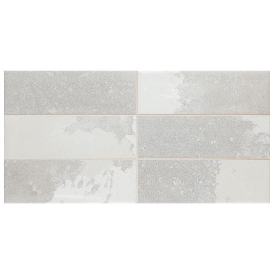 Kings Tradition Brick Silver 7-7/8"x15-3/4" Porc Wall Tile