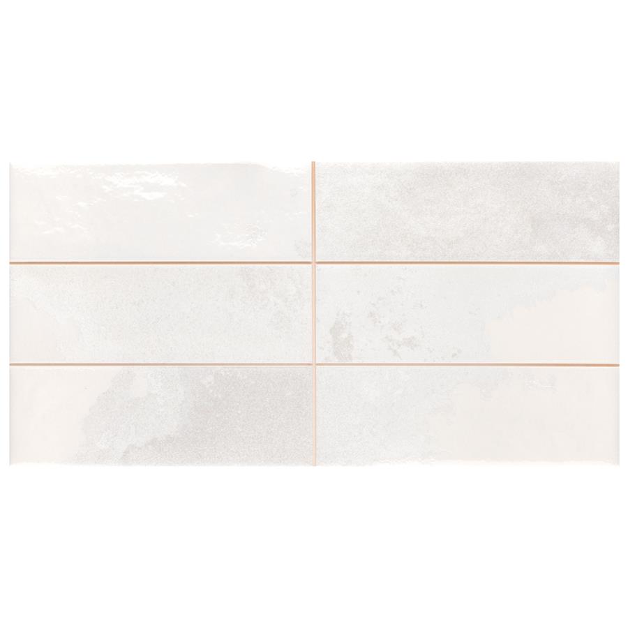 Kings Tradition Brick White 7-7/8"x15-3/4" Porc Wall Tile