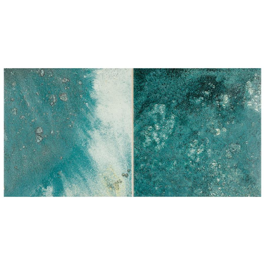 Kings Tradition Square Green 7-7/8"x15-3/4" Porc Wall Tile