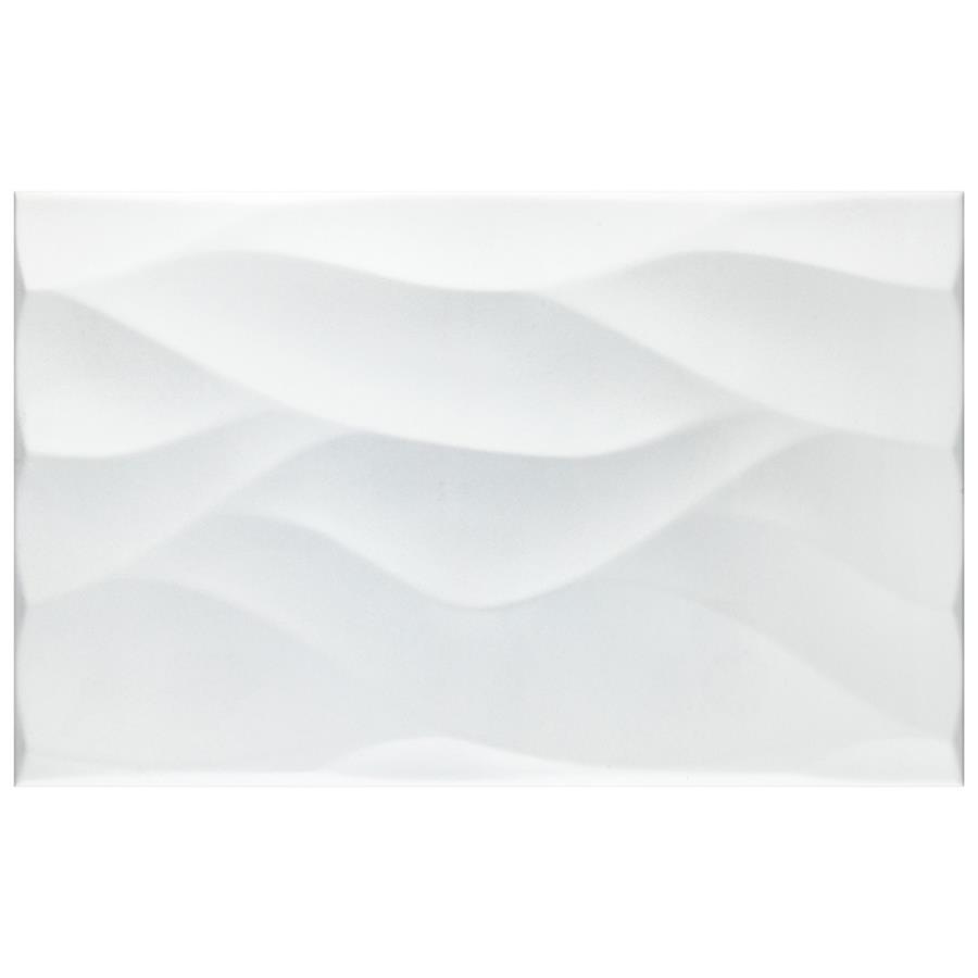 More Natur Matte White 9-7/8"x15-3/4" Ceramic Wall Tile