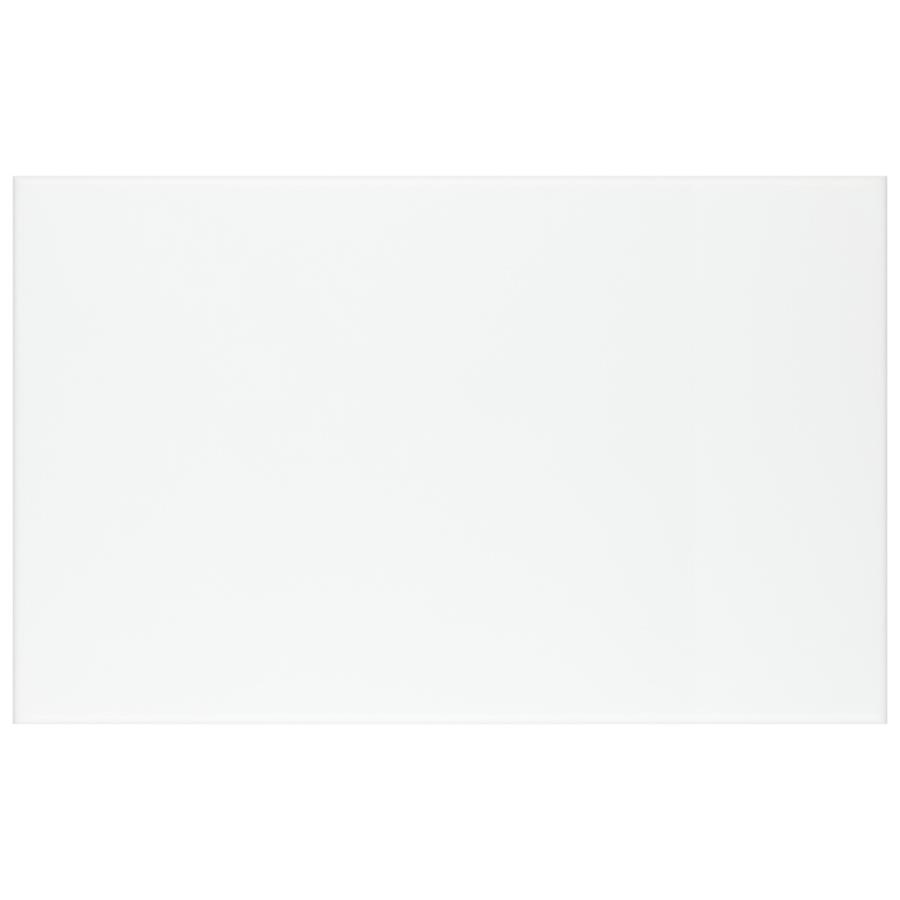 More Glossy White 9-7/8"x15-3/4" Ceramic Wall Tile